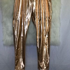 Metallic leggings